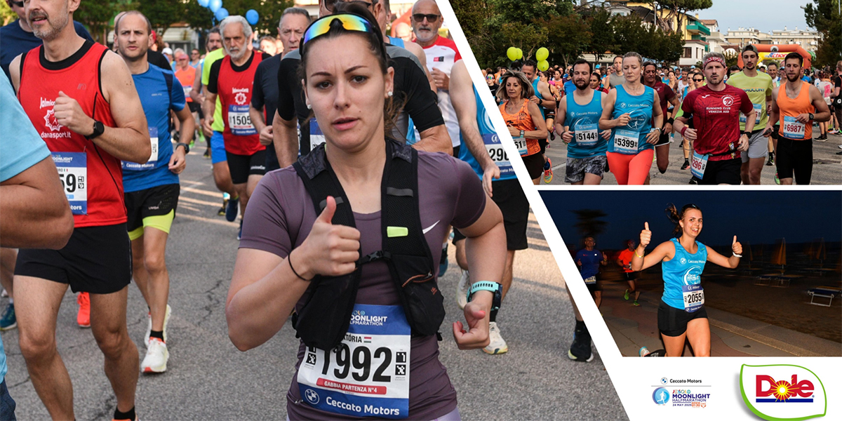 Le banane Dole a Jesolo Moonlight Half Marathon 2025